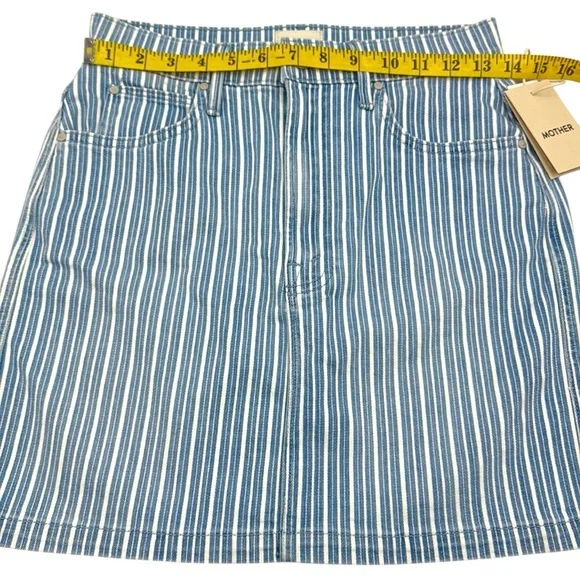 Mother High Waisted Smokin Double Mini Skirt Size 27 - Picture 13 of 16